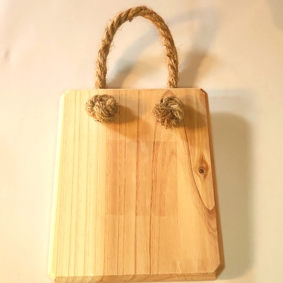 Handpainted Winter/Pine Tree with Snow Decor - Picture 5 of 6